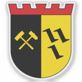 Pegatina Escudo de Gladbeck, Alemania