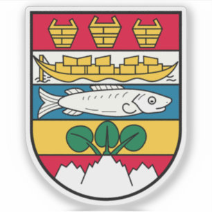 Pegatina Escudo de Gmunden, Austria