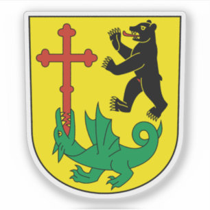 Pegatina Escudo de Gossau, St. Gallen, Suiza