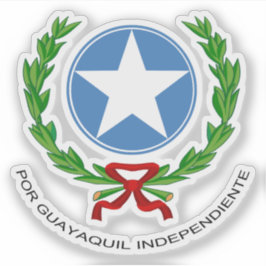 Pegatina Escudo de Guayaquil, Ecuador