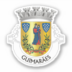 Pegatina Escudo de Guimarães, Portugal
