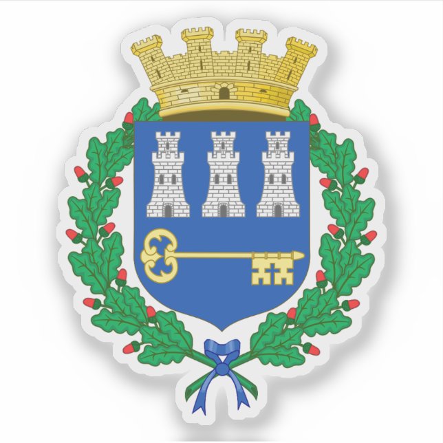 Pegatina Escudo de Habana, Cuba (Anverso)