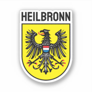 Pegatina Escudo de Heilbronn, Alemania