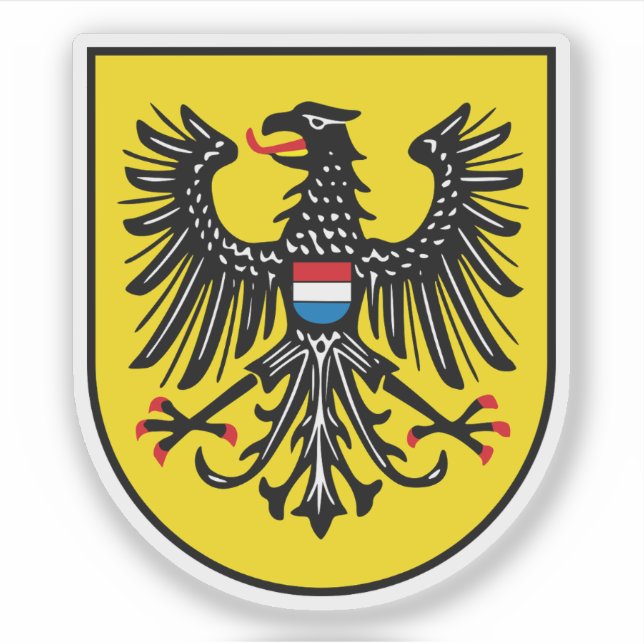 Pegatina Escudo de Heilbronn, Alemania (Anverso)