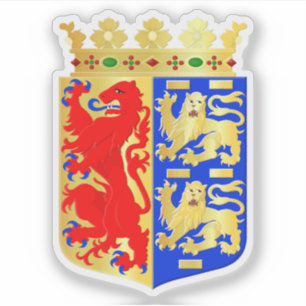 Pegatina Escudo de Holanda del Norte, Países Bajos