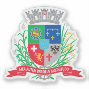 Pegatina Escudo de Joinville, Brasil