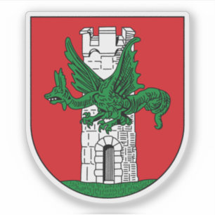 Pegatina Escudo de Klagenfurt am Wörthersee, Austria