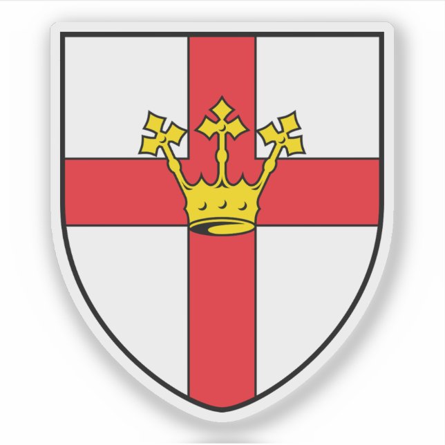 Pegatina Escudo de Koblenz (Alemania) (Anverso)