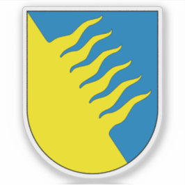 Pegatina Escudo de Kohtla-Järve, Estonia