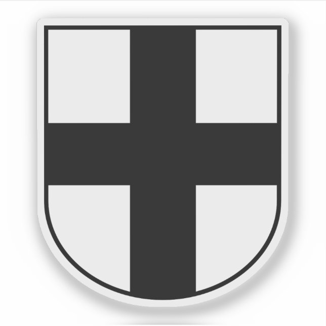 Pegatina Escudo de Köniz (Suiza) (Anverso)