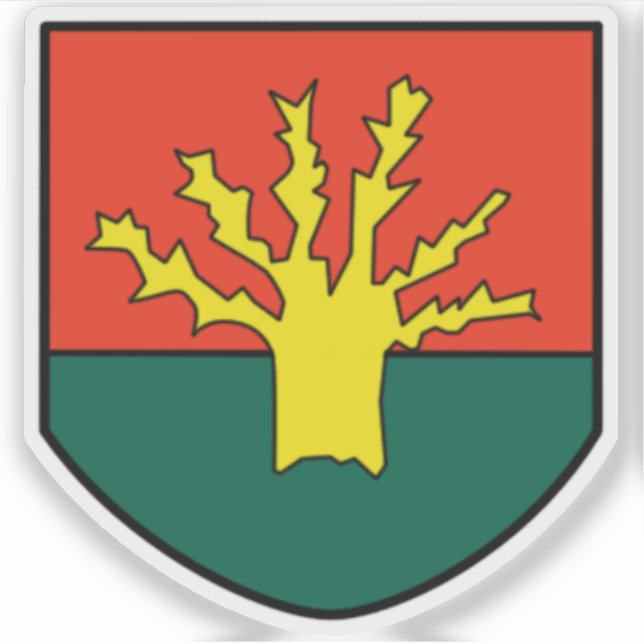 Pegatina Escudo de Koudougou (Burkina Faso) (Anverso)