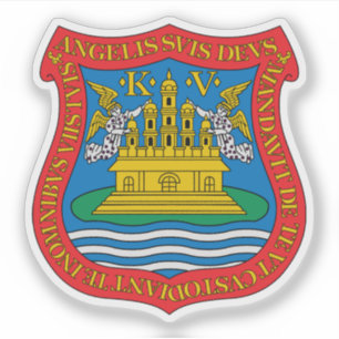 Pegatina Escudo de la ciudad de Puebla de Zaragoza, México