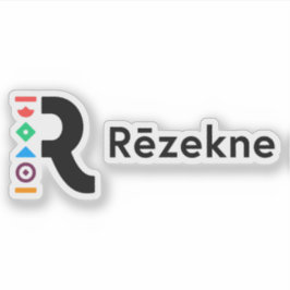 Pegatina Escudo de la ciudad de Rēzekne, Letonia