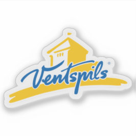 Pegatina Escudo de la ciudad de Ventspils, Letonia