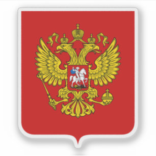 Pegatina Escudo de la Federación Rusa