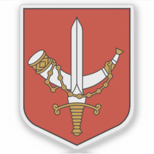 Pegatina Escudo de la parroquia de Suure-Jaani, Estonia