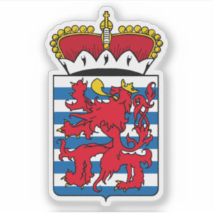 Pegatina Escudo de la provincia belga de Luxemburgo, Bélgic