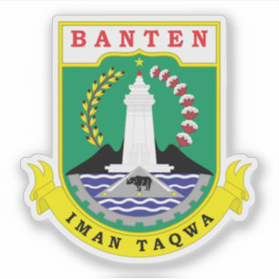 Pegatina Escudo de la provincia de Banten (Indonesia)