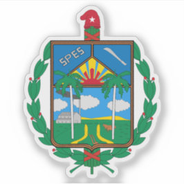 Pegatina Escudo de la provincia de Camaguey, Cuba
