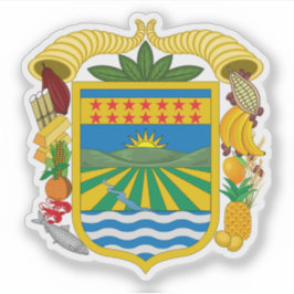 Pegatina Escudo de la provincia de El Oro, Ecuador