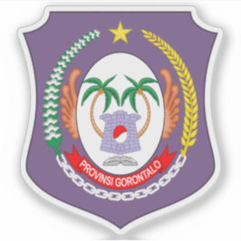 Pegatina Escudo de la provincia de Gorontalo, Indonesia