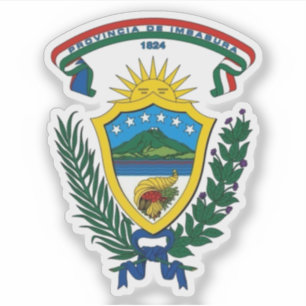 Pegatina Escudo de la provincia de Imbabura, Ecuador