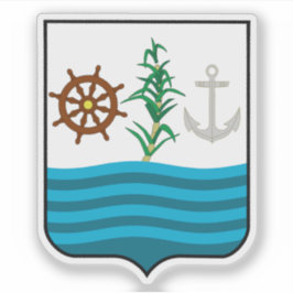 Pegatina Escudo de la provincia de San Pedro de Macorís