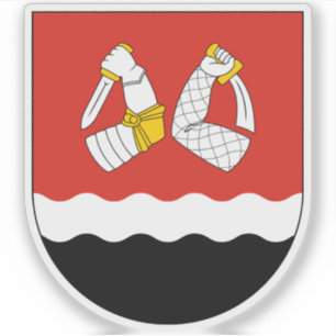Pegatina Escudo de la región de Karelia meridional, Finland