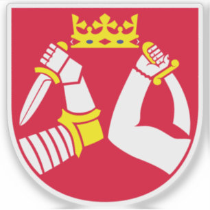 Pegatina Escudo de la región de Karelia septentrional, Finl