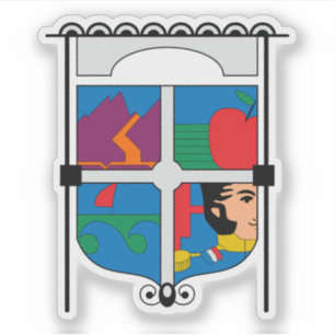 Pegatina Escudo de la región de O'Higgins, Chile