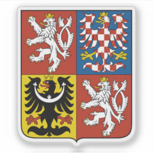 Pegatina Escudo de la República Checa