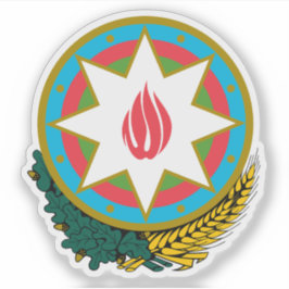 Pegatina Escudo de la República de Azerbaiyán