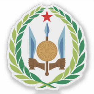 Pegatina Escudo de la República de Djibouti