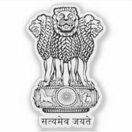 Pegatina Escudo de la República de India
