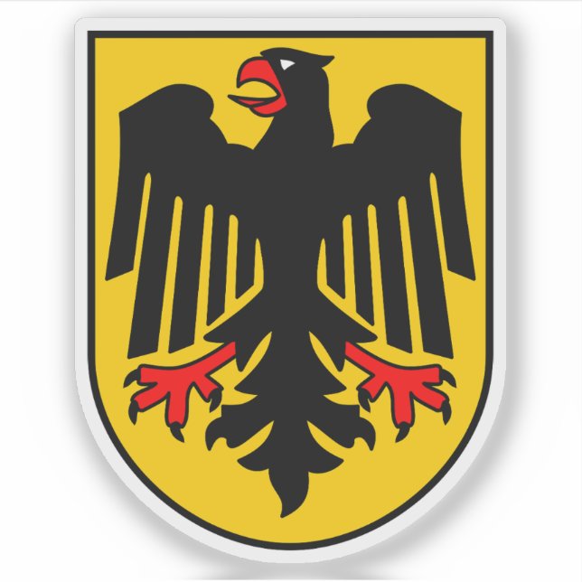 Pegatina Escudo de la República de Weimar, Alemania - v2 (Anverso)
