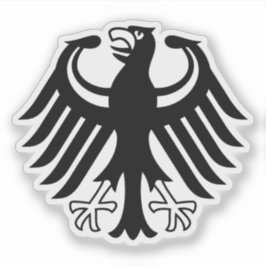 Pegatina Escudo de la República de Weimar, Alemania - v5