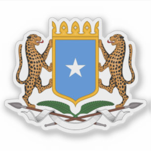 Pegatina Escudo de la República Federal de Somalia