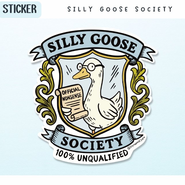 Pegatina Escudo de la Sociedad Cabosa Silly - 100% sin cual (Subido por el creador)