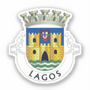 Pegatina Escudo de Lagos (Portugal)