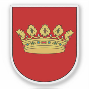 Pegatina Escudo de Lanškroun, República Checa