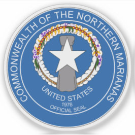 Pegatina Escudo de las Islas Marianas del Norte
