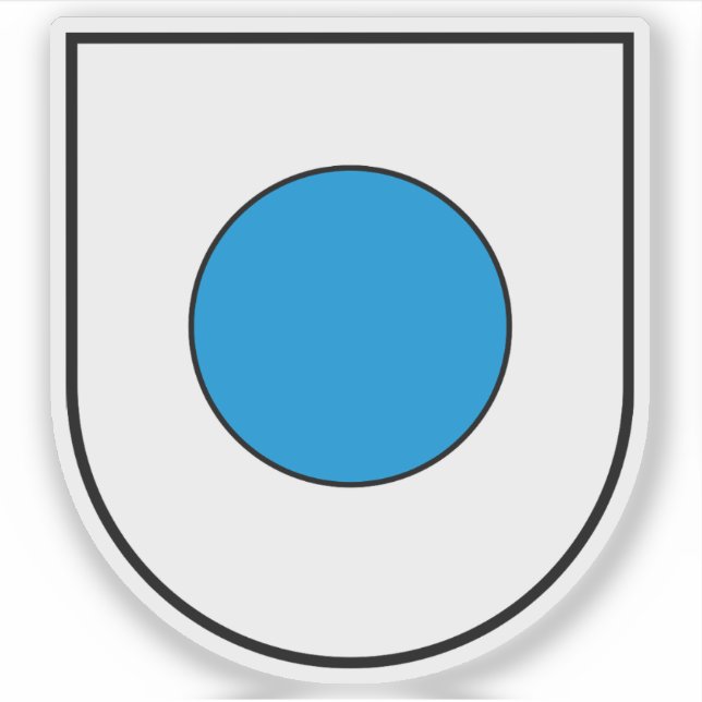 Pegatina Escudo de Lenzburg (Suiza) (Anverso)