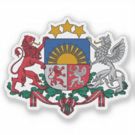 Pegatina Escudo de Letonia