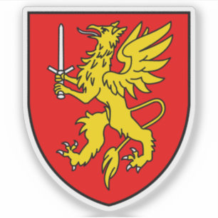 Pegatina Escudo de Leuk (Suiza)