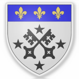 Pegatina Escudo de Lisieux, Calvados, Normandía