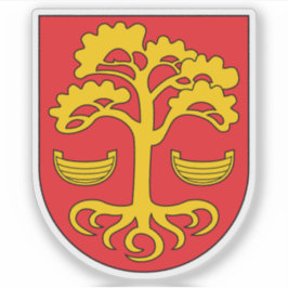 Pegatina Escudo de Loksa (Estonia)
