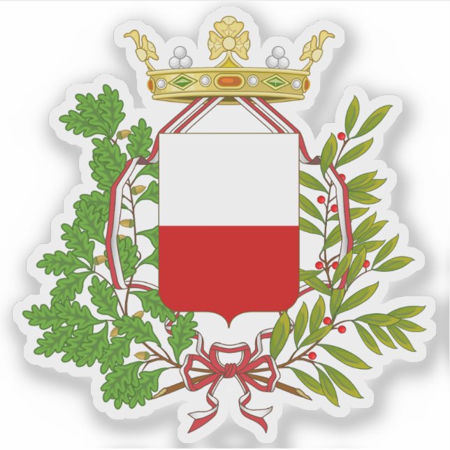 Pegatina Escudo de Lucca (Italia) (Anverso)