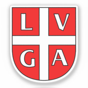 Pegatina Escudo de Lugano, Suiza