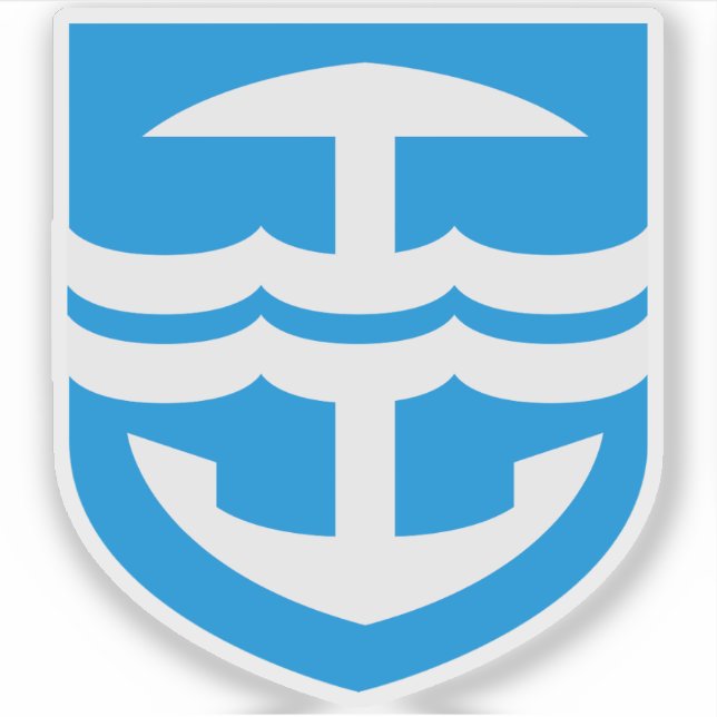 Pegatina Escudo de Maardu (Estonia) (Anverso)