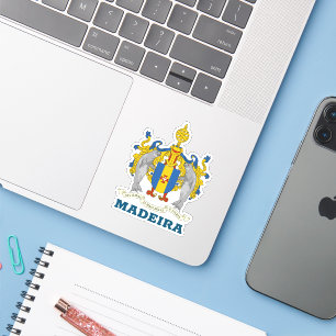 Pegatina Escudo de Madeira, Portugal